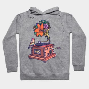 Vintage Record Player Hoodie